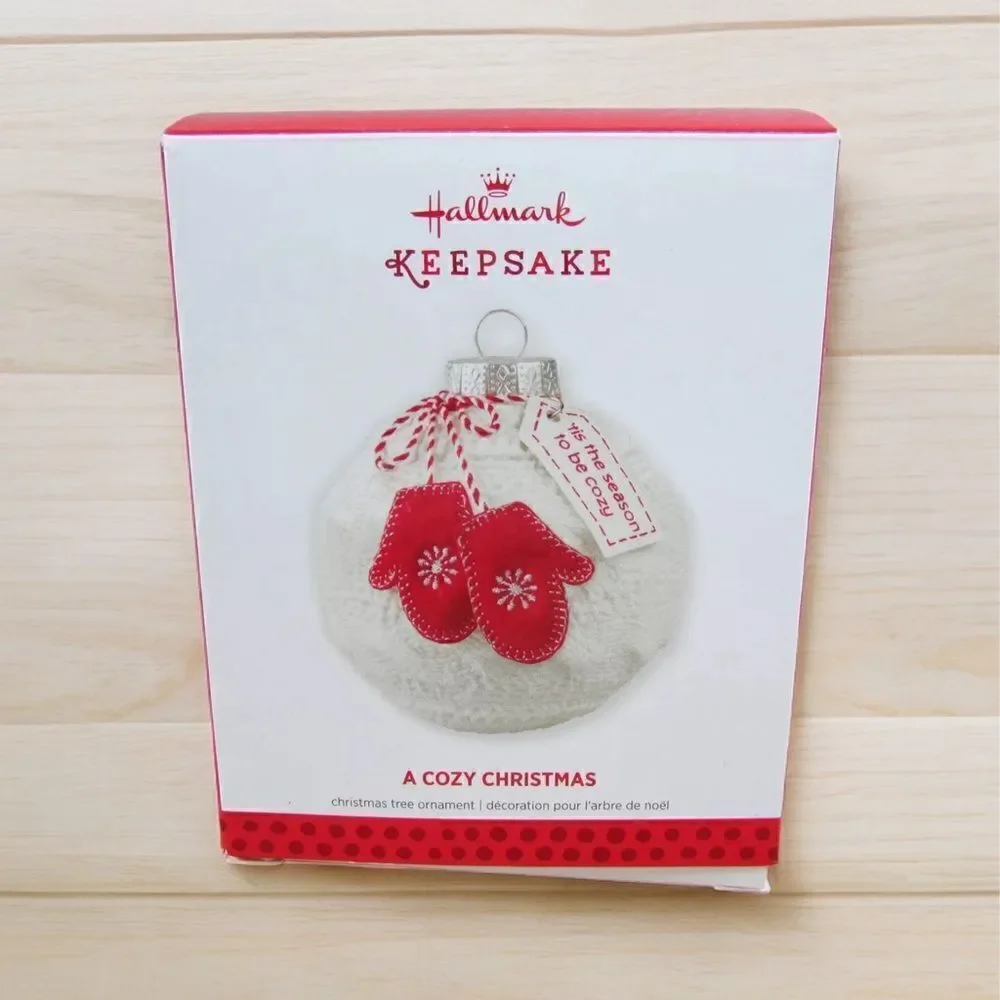 Hallmark Cozy Christmas ornament porcelain Hallmark Keepsake Ornament 2013